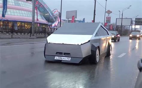 The Russian Tesla Cybertruck Copycat Is A Lada And Was Part Of A 24