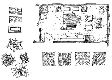 Interior Design Sketch Plan Images