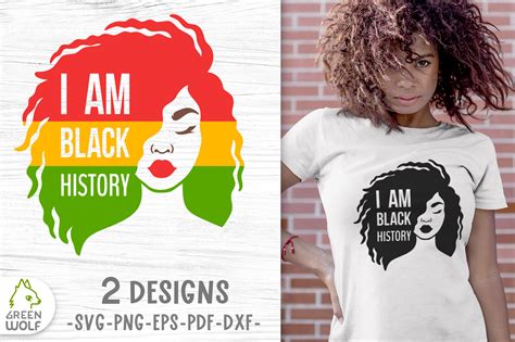 Black History Month Bundle Black Woman Svg African American Women Png By Green Wolf Art