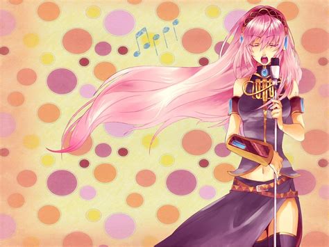 Fondos De Pantalla Ilustración Anime Música Micrófono Cabello