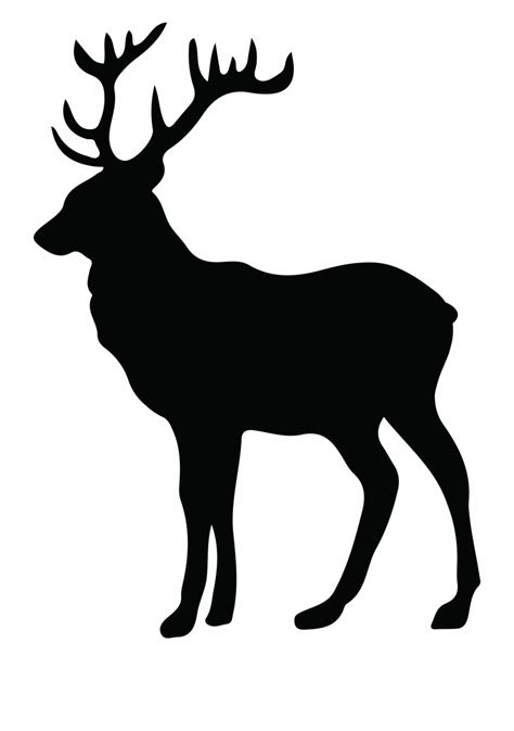 Deer Antler Svg Deer Silhouette Set Deer Silhouette Deer Clip Art