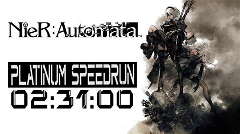 Nier Automata Platinum Speedrun 023100 Full Game Trophy Guide