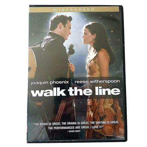 Walk The Line Dvd Widescreen Joaquin Phoenix Reese Witherspoon Ebay