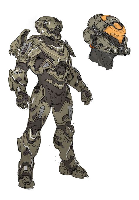 Halo 5 Recluse Armor Design Kory Hubbell Halo Armor Futuristic