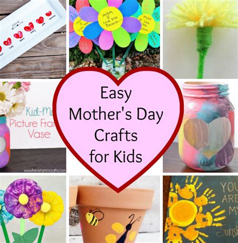 Easy Mother's Day Crafts for Kids - Stylish Life for Moms