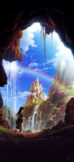 Cave Scenery Zerochan Anime Image Board