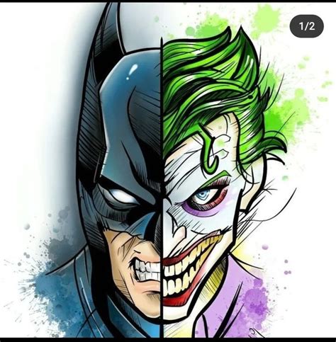 Batman Joker Tattoo In Joker Art Art Drawings Sketches Simple