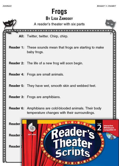 Frogs Readers Theater Script And Lesson Teachers Classroom Resources