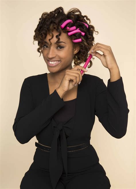 You will also use less product when installing flexi rods on dry hair or hair that is stretched or blown out. Flexi-Rods Give You Sexy, Defined Curls Without Heat