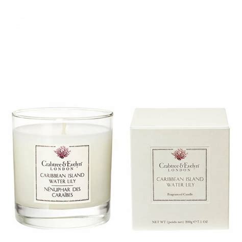 Crabtree And Evelyn Caribbean Wild Island Flowers Water Lily Candle 71
