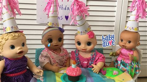 Baby Alive Real As Can Be Baby Twins Birthday Party Youtube