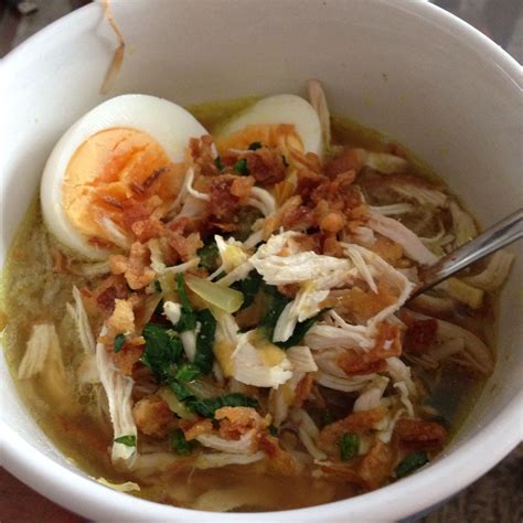 This mee soto recipe is not just perfect for rainy days, but for any day of the week. Soto soup | Indonesian food, Good food, Gourmet recipes