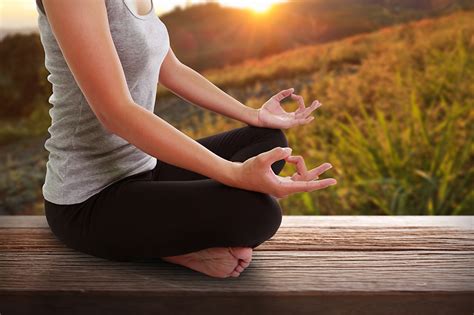Pictures Lotus Position Yoga Meditation Female Hands Sitting