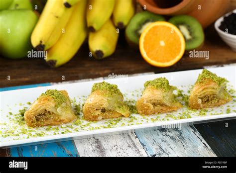 Turkish Dessert Baklava Sobiyet Stock Photo Alamy