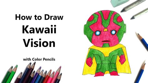 How To Draw Kawaii Vision Step By Step Very Easy Youtube