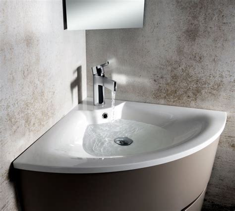 Some are floor standing whereas many are fixed to the wall to. Bauhaus Svelte Corner Unit With Mineral Marble Basin ...
