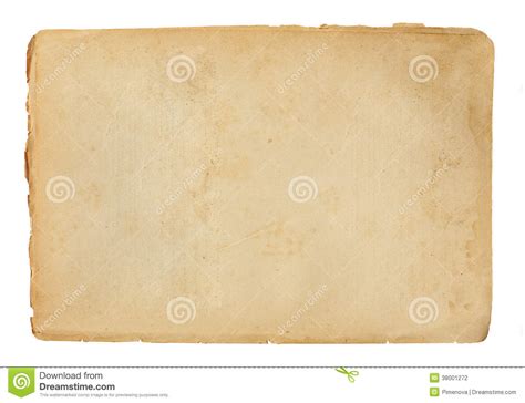 Old Paper Sheet Stock Photography 31187456