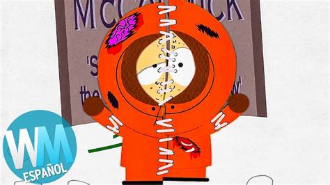 ¡top 10 Muertes De Kenny En South Park Youtube
