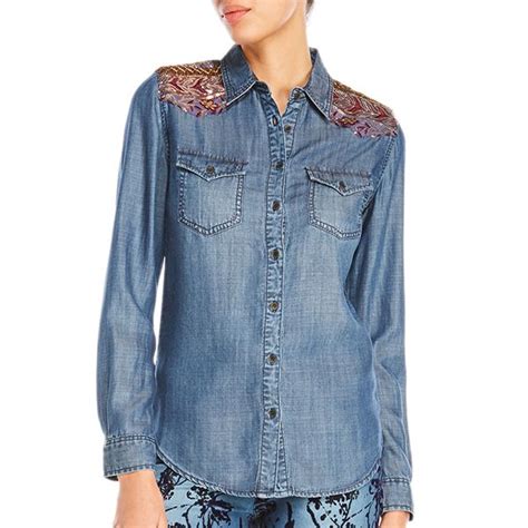 Denim For Days These Classic And Eclectic Denim Tops Are Wardrobe