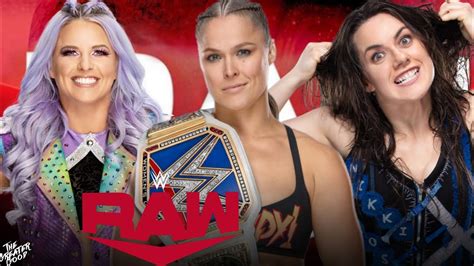 Full Match Ronda Rousey Vs Nikki Cross Vs Candice Lerae Wwe Raw