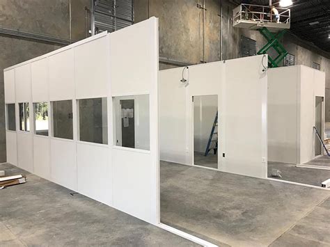 Modular Office Walls Expandable And Relocatable Panel Built