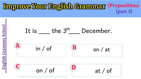 English Grammar Test With Answers Improve Your English Grammar