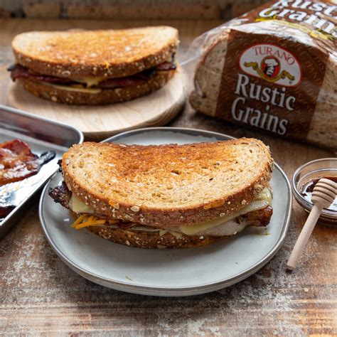 Maple Bacon Grilled Cheese Turano Baking Co