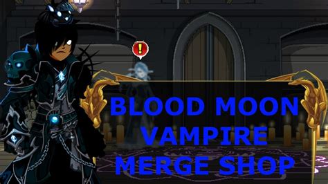 Aqw Blood Moon Vampire Merge Shop Youtube