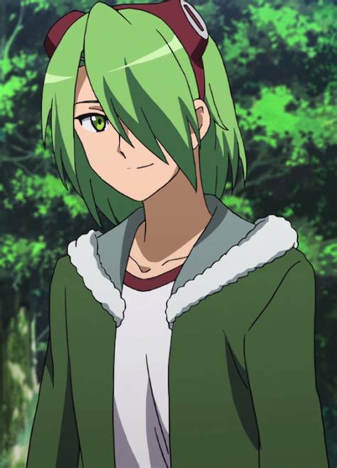 Green Haired Anime Character Male