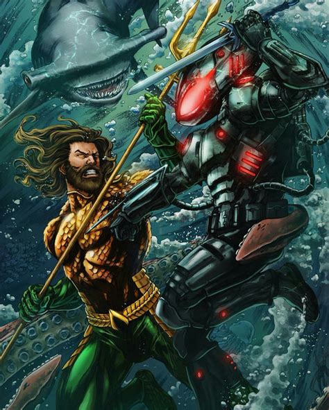 Fanart Aquaman Vs Black Manta By Lucas Meyer Rdccinematic