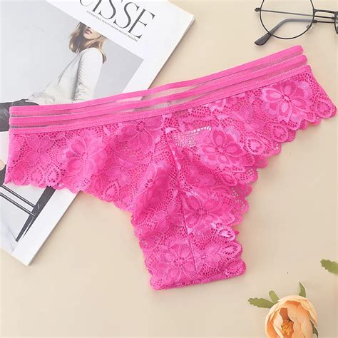 Women S Sexy Underwear Cotton Briefs Lace Panties Seamless Teenage Girl Underpants Female Tangas