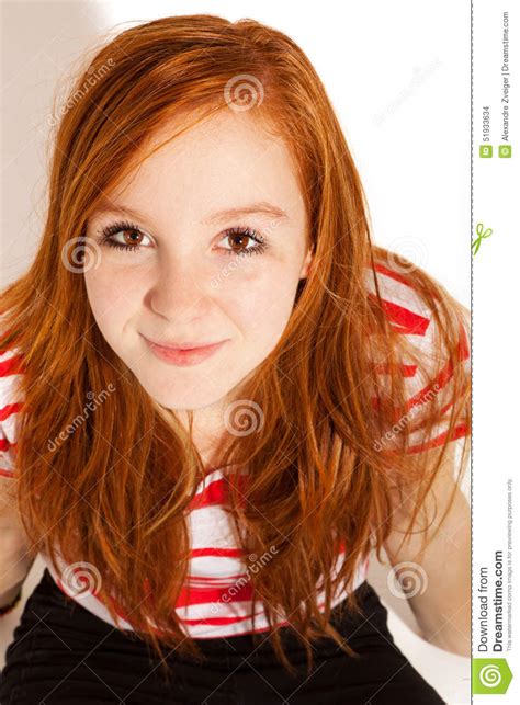 Portrait Of Teen Girl Stock Photo Image Of Happy Females 51933634