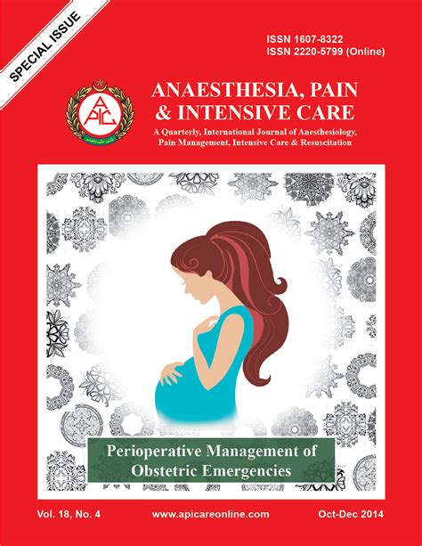 Table Of Contents Page 20141001 Anaesthesia Pain And Intensive Care