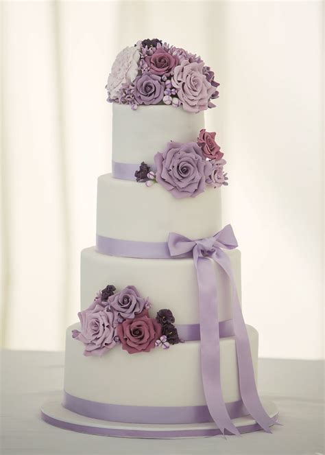 Lilac Wedding Cake A Photo On Flickriver