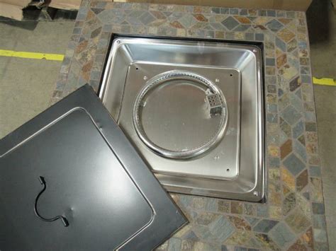 The model and upc are printed on the product's packaging. Hampton Bay Crossridge 50,000BTU antique bronze finish gas ...