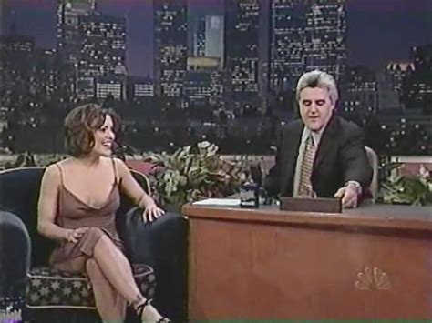 Alyssa Milano The Tonight Show With Jay Leno On Late Night