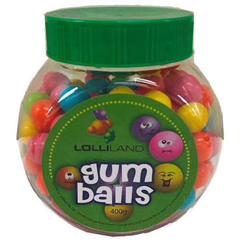 Buy Gumballs Jar 400g Online Lolly Warehouse