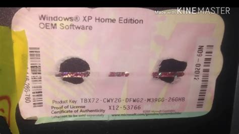 Лицензионный ключ для Windows Xp Home Edition Youtube