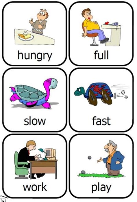 Common Opposite Words in English | Opposites preschool, Preschool fun, Opposites for kids