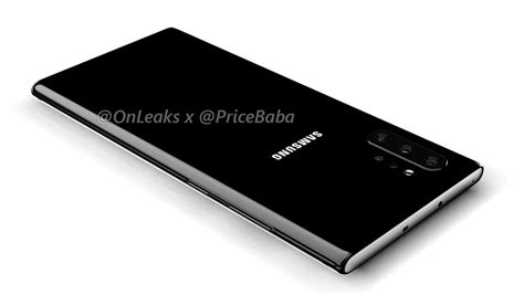 Samsung Galaxy Note 10 Pro Renders Show Quad Cameras No 35mm Jack