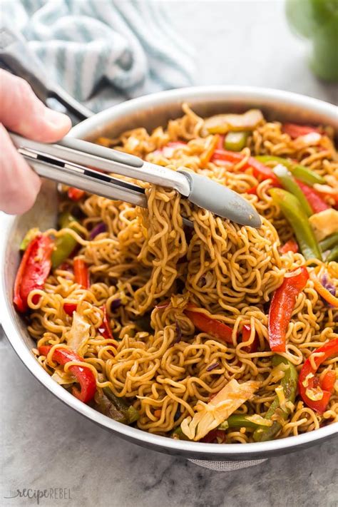 Remove egg and slice into strips. This Vegetable Lo Mein is made with 6 ingredients and ...