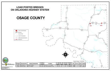 Oklahoma Highway System Bridge Postings