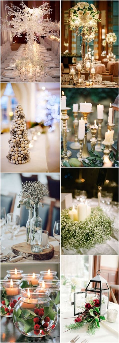 40 Stunning Winter Wedding Centerpiece Ideas Deer Pearl