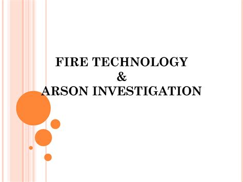 Solution Fire Technology And Arson Investigation Reviewer Studypool