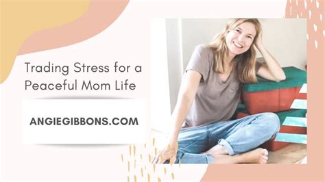 Angie Gibbons Empowering Moms To Trade Stress For Peace Angiegibbonswrites Profile Pinterest