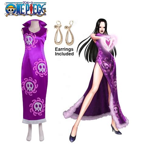 Anime One Piece Cosplay Boa Hancock Cosplay Costume Dress Halloween Carnival Party Suit Female