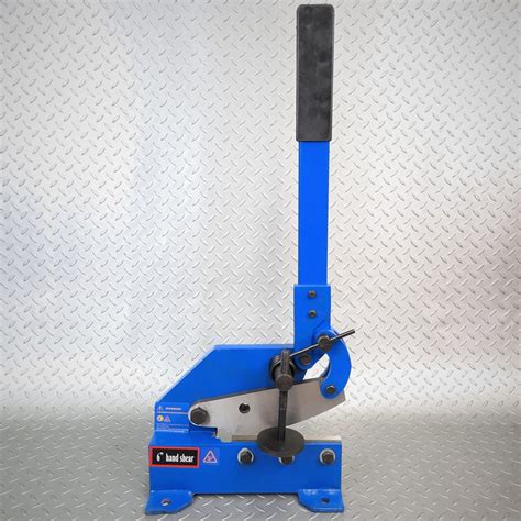 Manual Hand Shear Metex Quality 200mm Bench Mounted Metal Guillotine