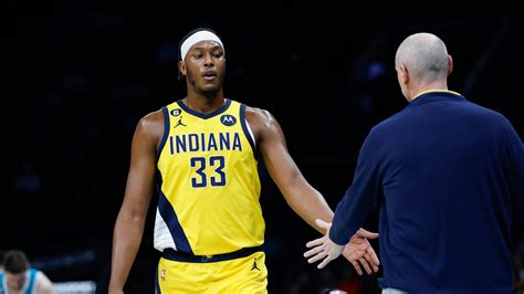 Pacers Vs Hawks Myles Turner Out With Back Soreness