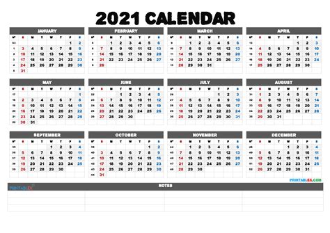 2021 Free Printable Yearly Calendar With Week Numbers 21ytw51