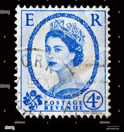 gran bretaña estampilla postal la reina isabel ii dorothy wilding retrato fotografía de